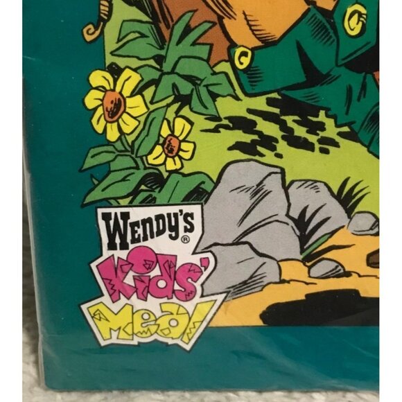 Vintage Wendys Kids Meal 3D Classic Comics Robin Hood No.1 Sealed - Picture 3 of 5